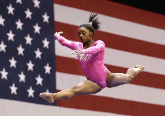 Simone Biles Wins Her 3rd Consecutive U.S. Gymnastics National Title